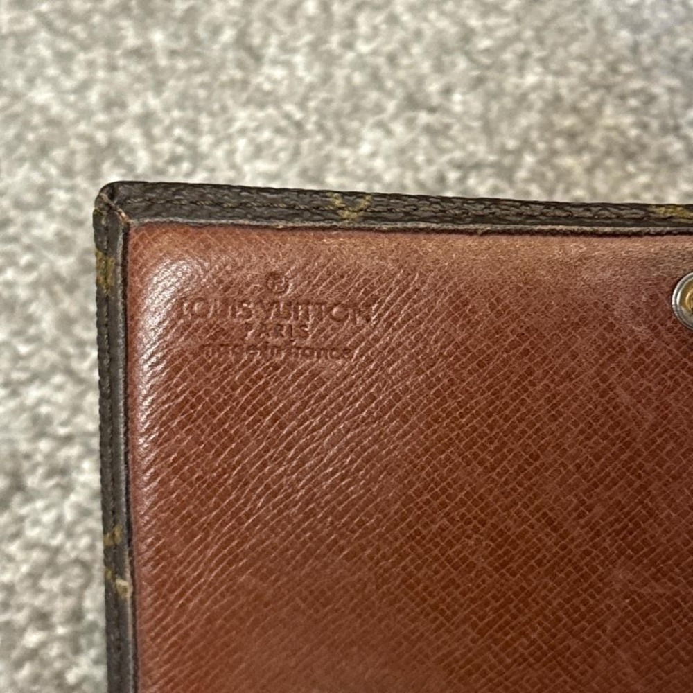 Louis Vuitton Monogram Port-Monnaie Trésor Wallet M61730 Brown Bifold - Picture 3 of 8